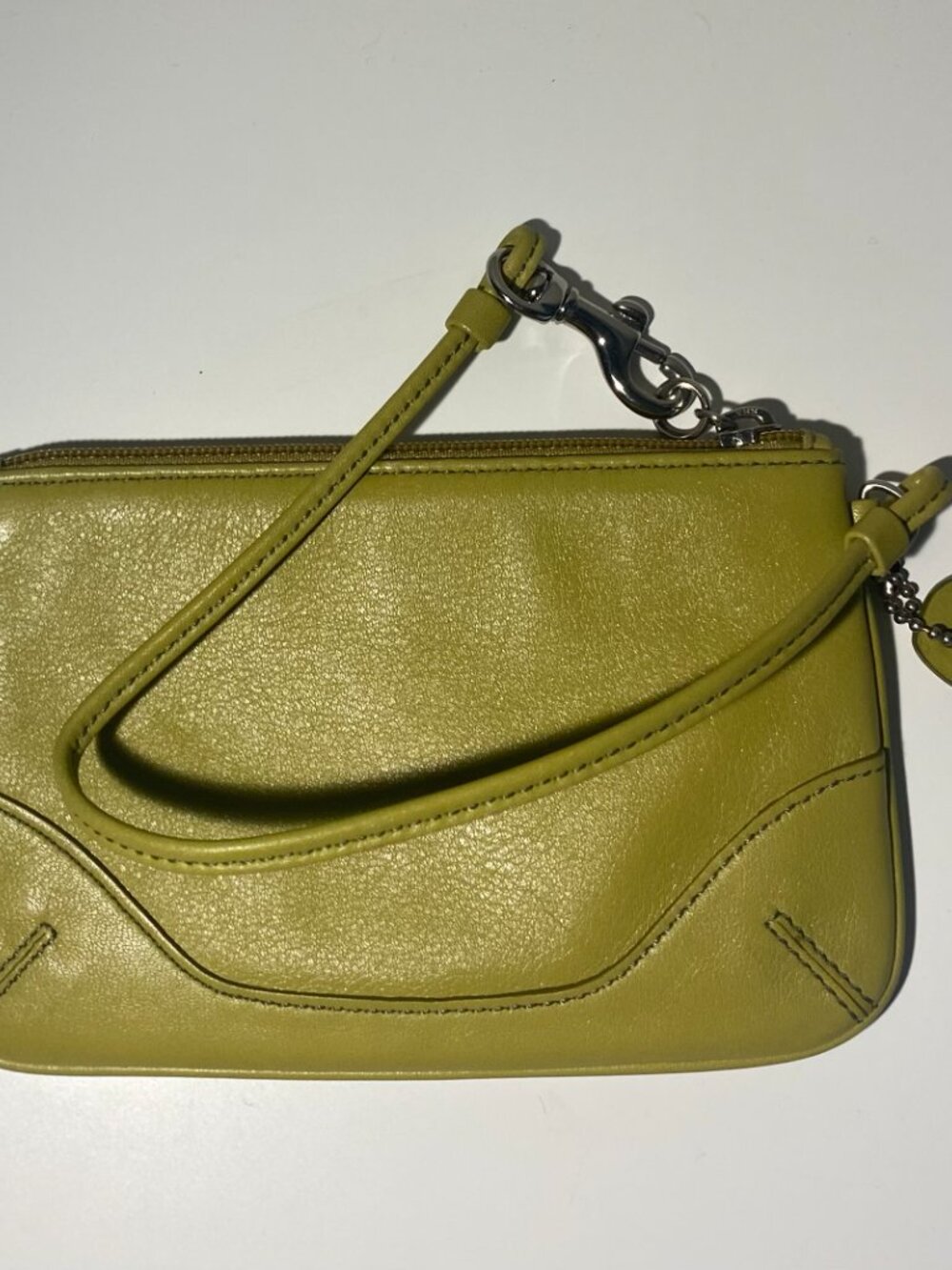 Preowned Coach Small Leather Wristlet - Picture 3 of 7